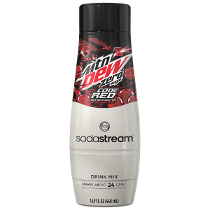 Sodastream MTN DEW Code Red Cherry Zero Sugar Drink Mix 440ml - final sale