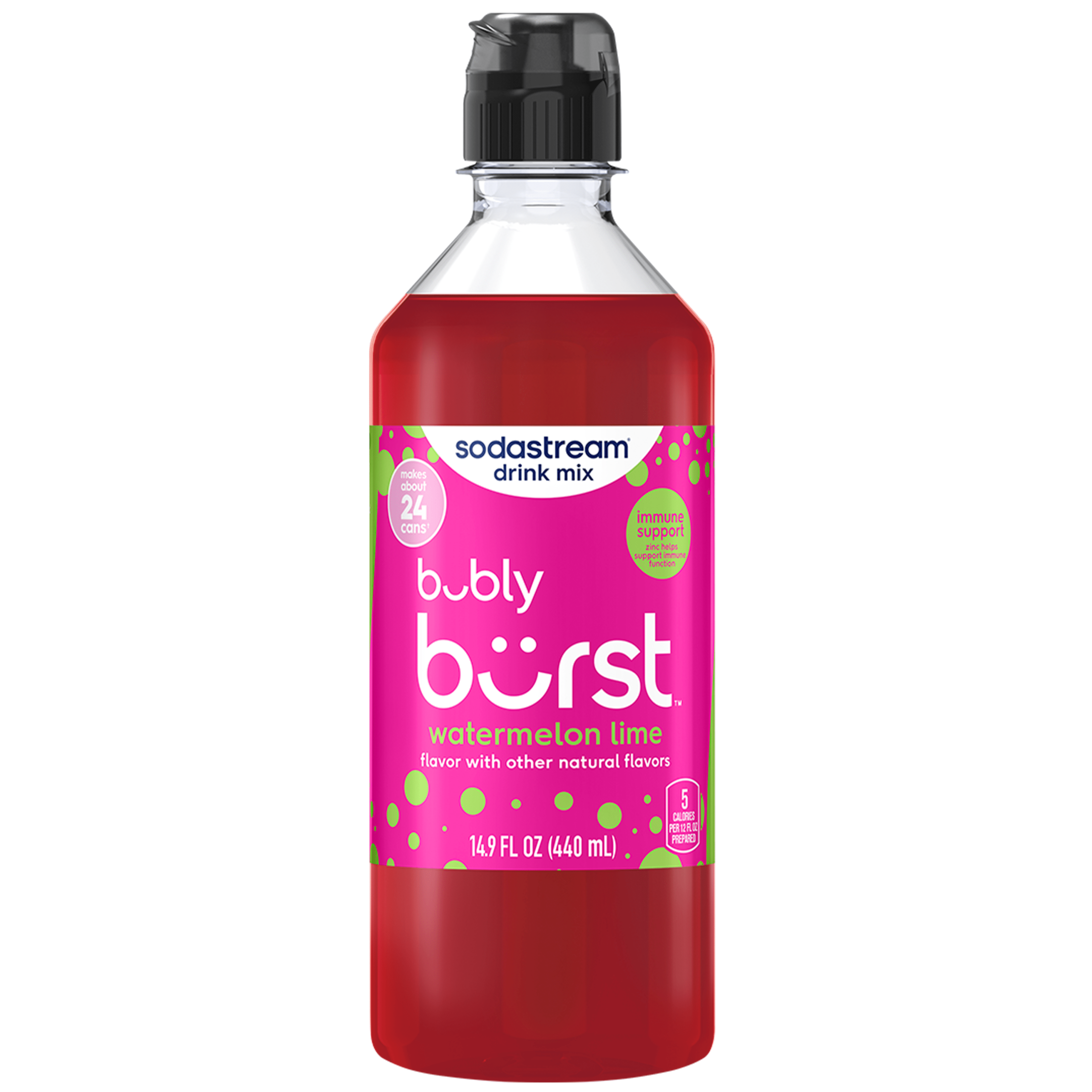 Sodastream bubly burst? Watermelon Lime Drink Mix 440ml